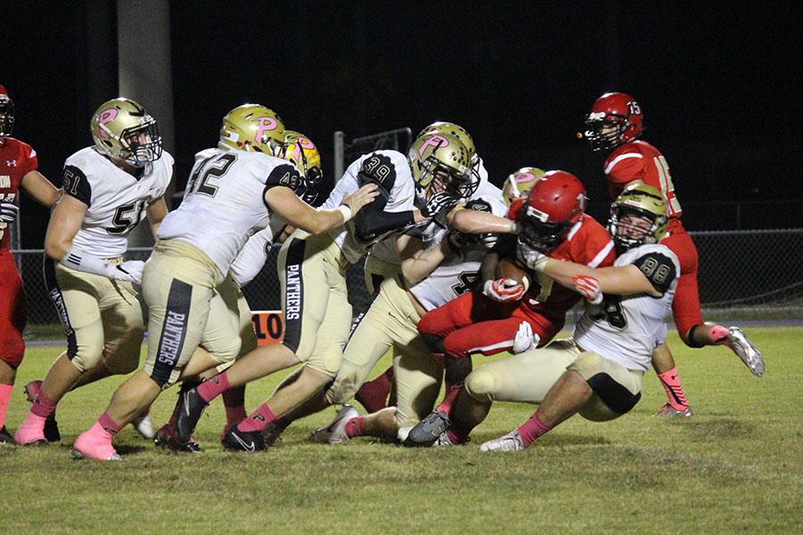 Varsity football victorious against Leto - PHS News