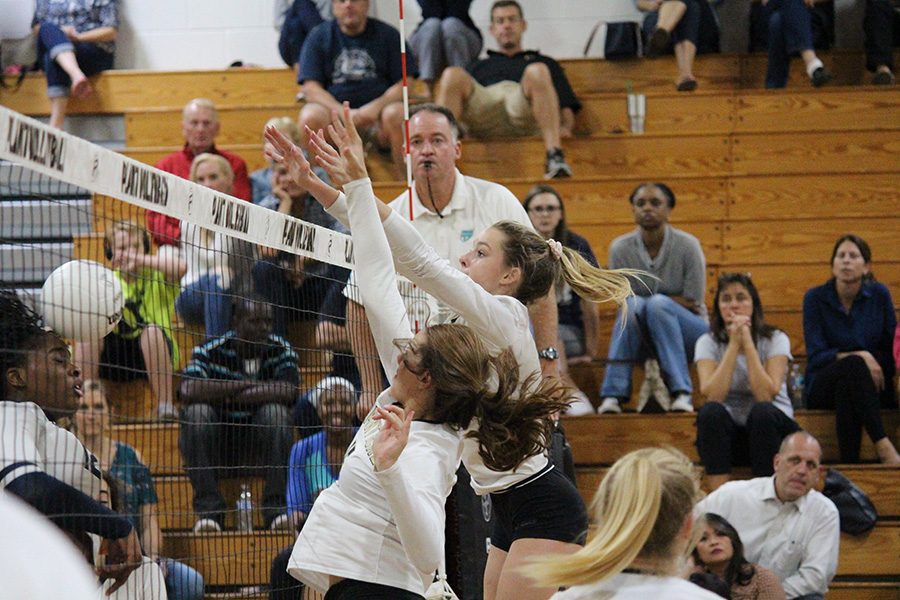 Varsity volleyball wins district title