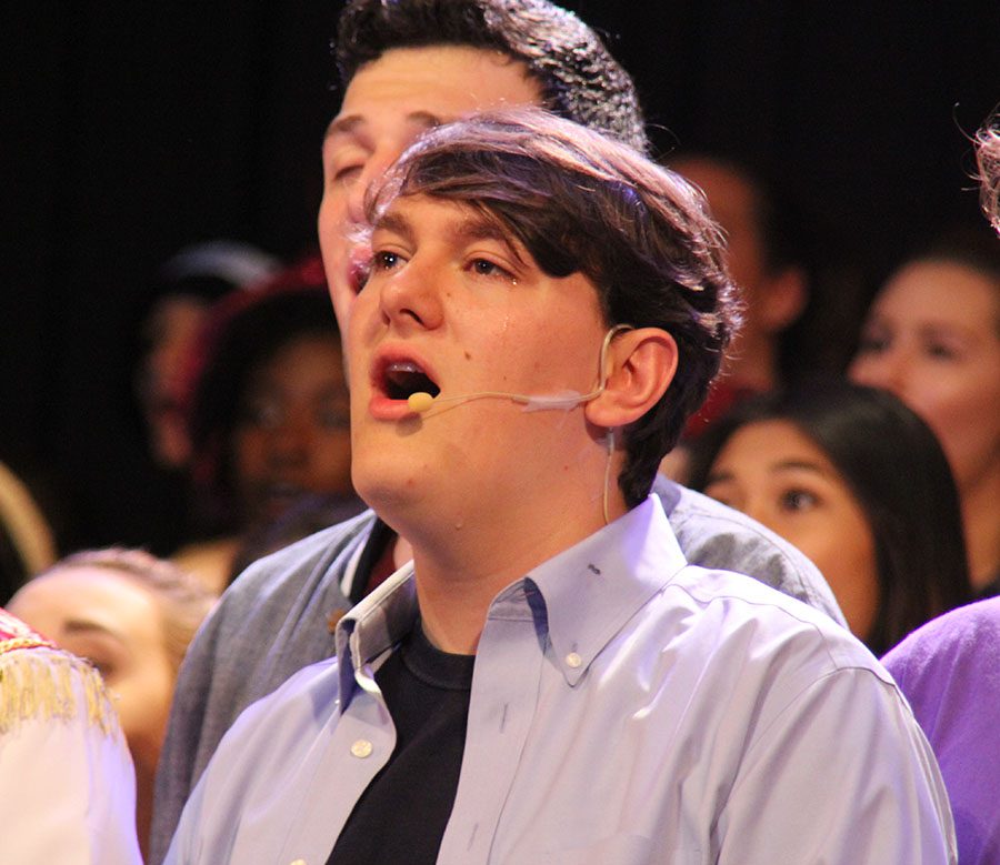 While+singing+his+last+song+in+Ricks+Caf%C3%A9%2C+Senior+Donovan+Butler+gets+emotional+and+cries+during+his+song.