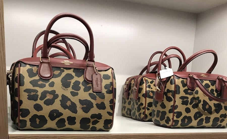 Animal prints are trending on all types of accessories such as purses, shoes, belts and fanny packs. Coach recently released a collection of handbags that consist of an animal print pattern.