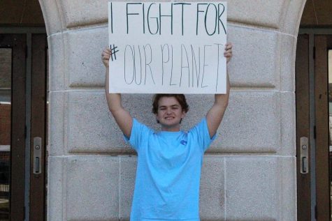Student advocates for environmental preservation