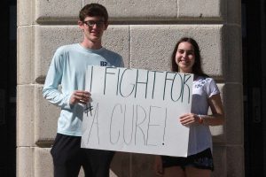 In a joint effort, Trey Carlson and Preslie Price fight for a “Cure” to cancer. The pair got involved in this mission together during an internship doing special projects for the National Pediatric Cancer Foundation.