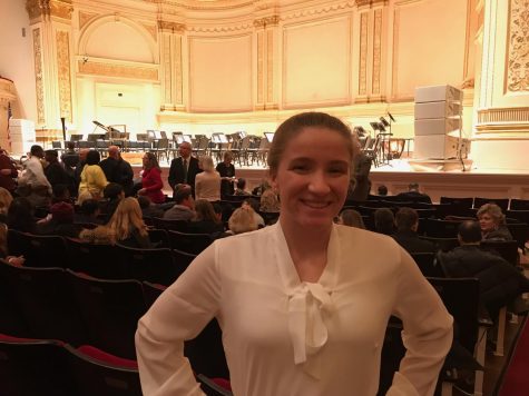 Senior musician plays at Carnegie Hall