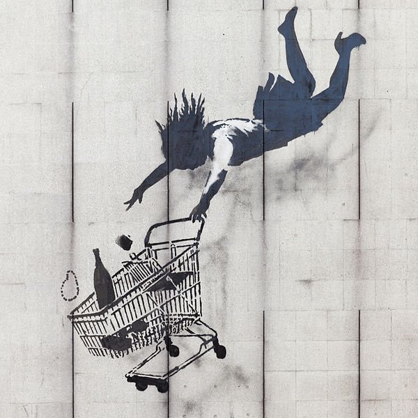 Street artist Banksy, a modern master