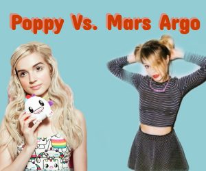 Pop singer, Poppy, and artistic partner, Titanic Sinclair, were outed by Mars Argo for copying. Mars Argo released a statement after years of silence explaining that Poppy copied her persona on YouTube. 