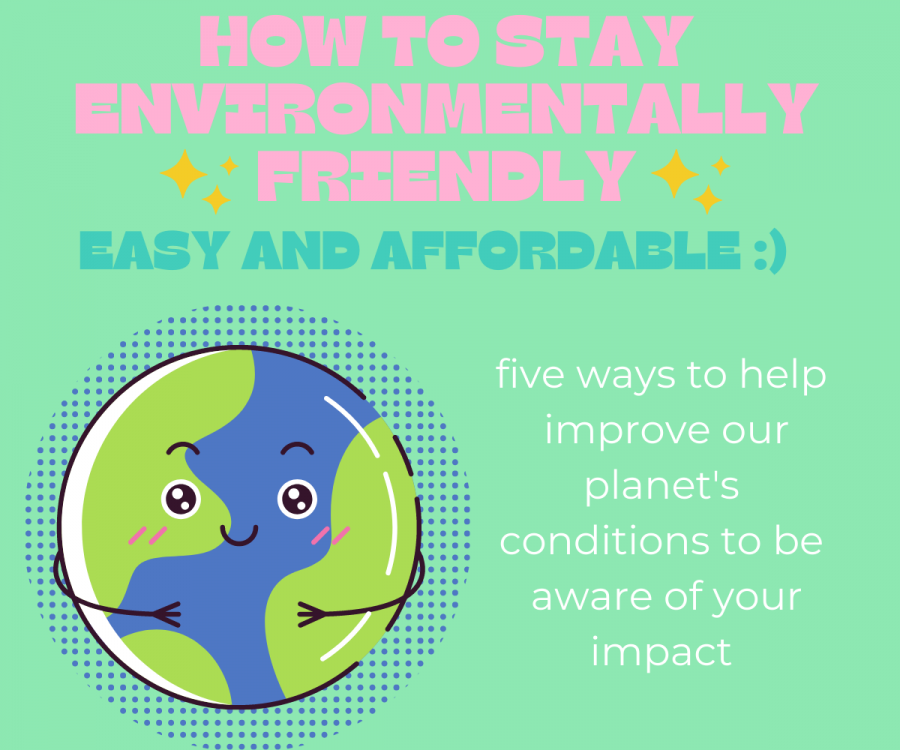 Showing a preview to the article, the graphic encourages following five tips in order to help reduce environmental impacts. In the last 100 years, the planet has suffered repercussions from rising temperatures and sea levels.  