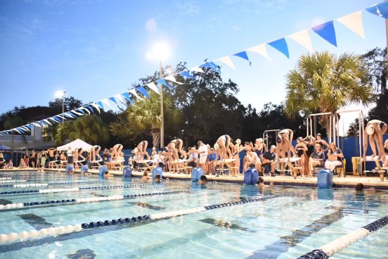 Plant competed against Academy and Jesuit for the annual Spike and Splash meet. Spike and Splash is a charity event that raises awareness and donates to breast cancer.