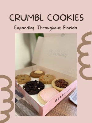 A bakery that started in Utah in 2017, has reached their location number to 264 open, with 13 of them in Florida, with this number increasing. Weekly, Crumbl Cookies present 4 new flavors for the customers to try.  