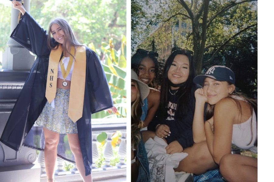 Posing+then+and+now%2C+a+former+Plant+High+School+student%2C+Natalie+Yale%2C+shares+about+her+experience+at+NYU.++Now%2C+after+spending+4+years+at+Plant+High+School%2C+Natalie+just+finished+her+first+semester+as+a+NYU+liberal+studies+student%2C+in+preparation+on+majoring+in+drama+and+minoring+in+production+and+creative+writing+next+year.