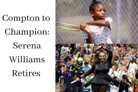 Twirling, Serena Williams celebrates her first-round win against Danka Kovinić at the US Open. Williams made it to the third round of the final tournament of her career before losing to Ajla Tomljanović this past Friday night. (Twitter/mefeater) 