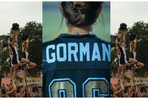 Mrs. Gorman, on her coaching duties at both football games and competitions. She has been coaching cheerleading for 13 years, and this is her 6th one as the head coach at Plant.  