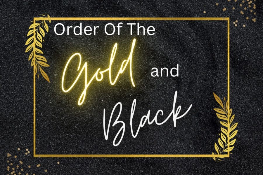 The+Order+of+the+Gold+and+Black+is+one+of+Plant%E2%80%99s+oldest+and+most+prestigious+honor+societies.+Teacher+sponsor+Derek+Thomas+and+Vice+President+Anna+Kadet+are+looking+forward+to+an+upcoming+induction+ceremony+on+November+9th.+