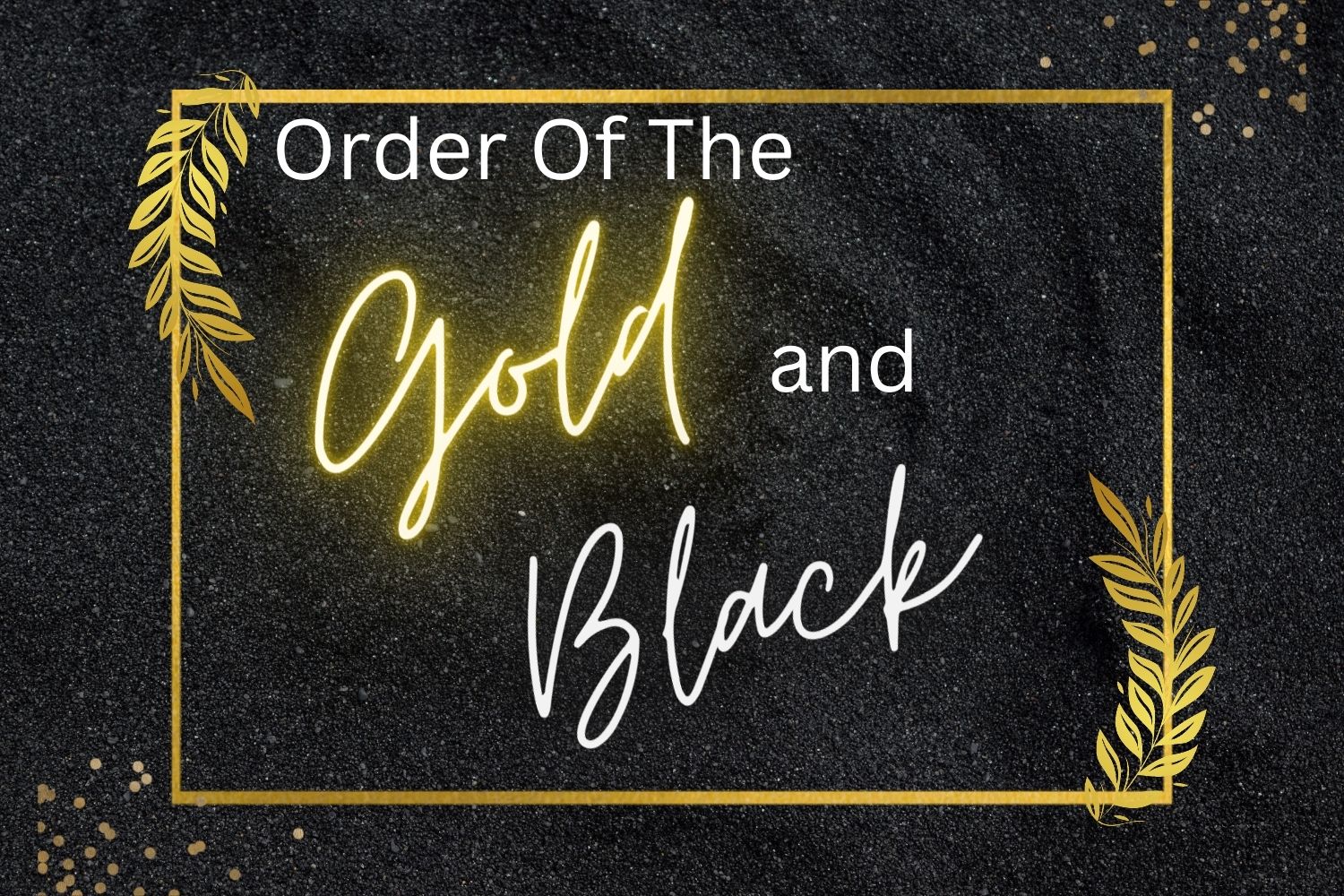 1s gold and black