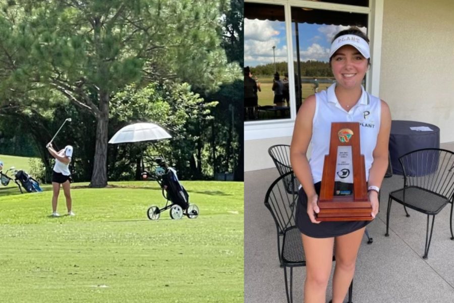 Swinging at the golf course, senior Brooke Riffey shares about her experience about playing varsity golf at Plant. Now, after playing 4 years at Plant High School, Brooke gives advice to new players, reflects on her experiences, and reminisces on her growth as a varsity athlete. 