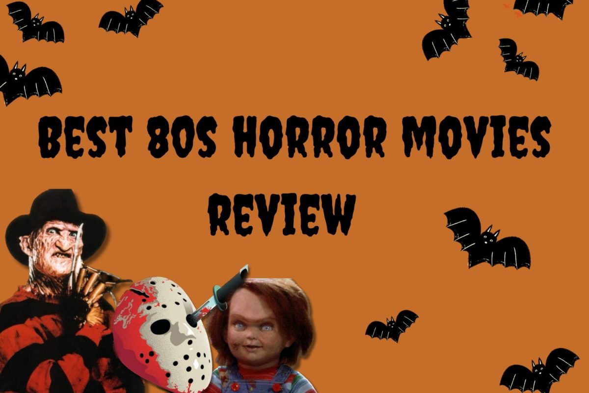 Halloween is on the
horizon which means its the perfect
time for horror movies. The 80s
were known for their slasher films
and the suspenseful music.