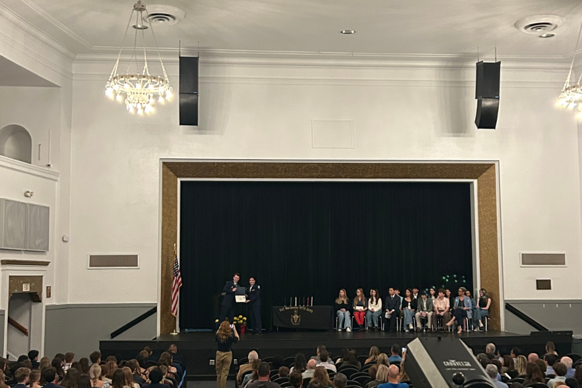 On Thursday, Jan. 30, the Beta Honor Society held its annual induction for new members. Current Beta members and Plant High School graduates spoke to the inductees during the ceremony.
