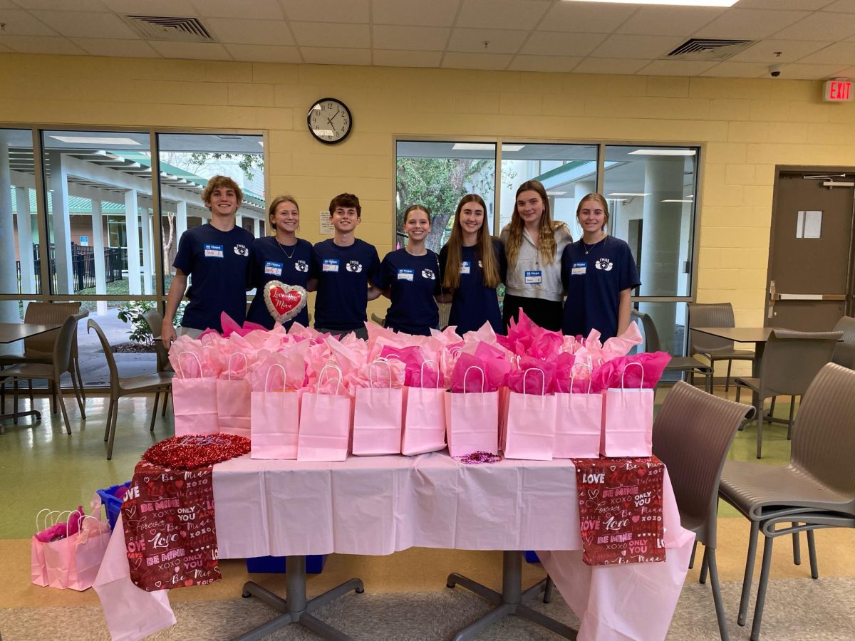  Giving back to the community, FMSOA prepares to hand back the items they raised from their valentine drive. Through Jan. 27-Feb. 4 FMSOA threw a drive for the Metropolitan Ministries to give non-essential products back to people who cannot afford those types of cosmetic items for themselves. 