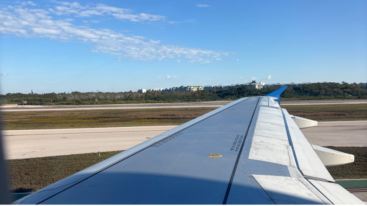 Bella Johnson captures a photo of the airplane taxiing down one of Tampa International’s runways. Tampa International Airport saw an estimated 25 million passengers in 2024. Caption- Ayaan Gupta Photo- Bella Johnson