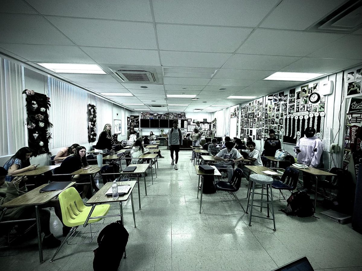 Students learn in overfilled classrooms lacking teachers for certain classes. Florida's teacher shortage began in 2019, worsening significantly throughout the past six years.
