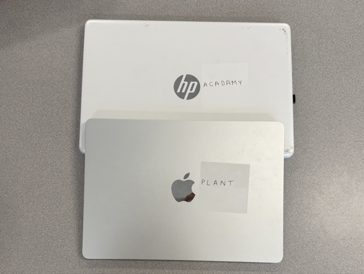 Two juniors, one at Plant High School and the other at Acadamy of the Holy Names, use these laptops to complete their day-to-day work. The two laptops were used for similar tasks yet were also used by two very different students. 